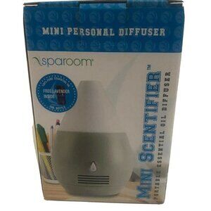 Spa room Mini Diffuser Scentifier With Lavender Essential Oil grey/white Usp.